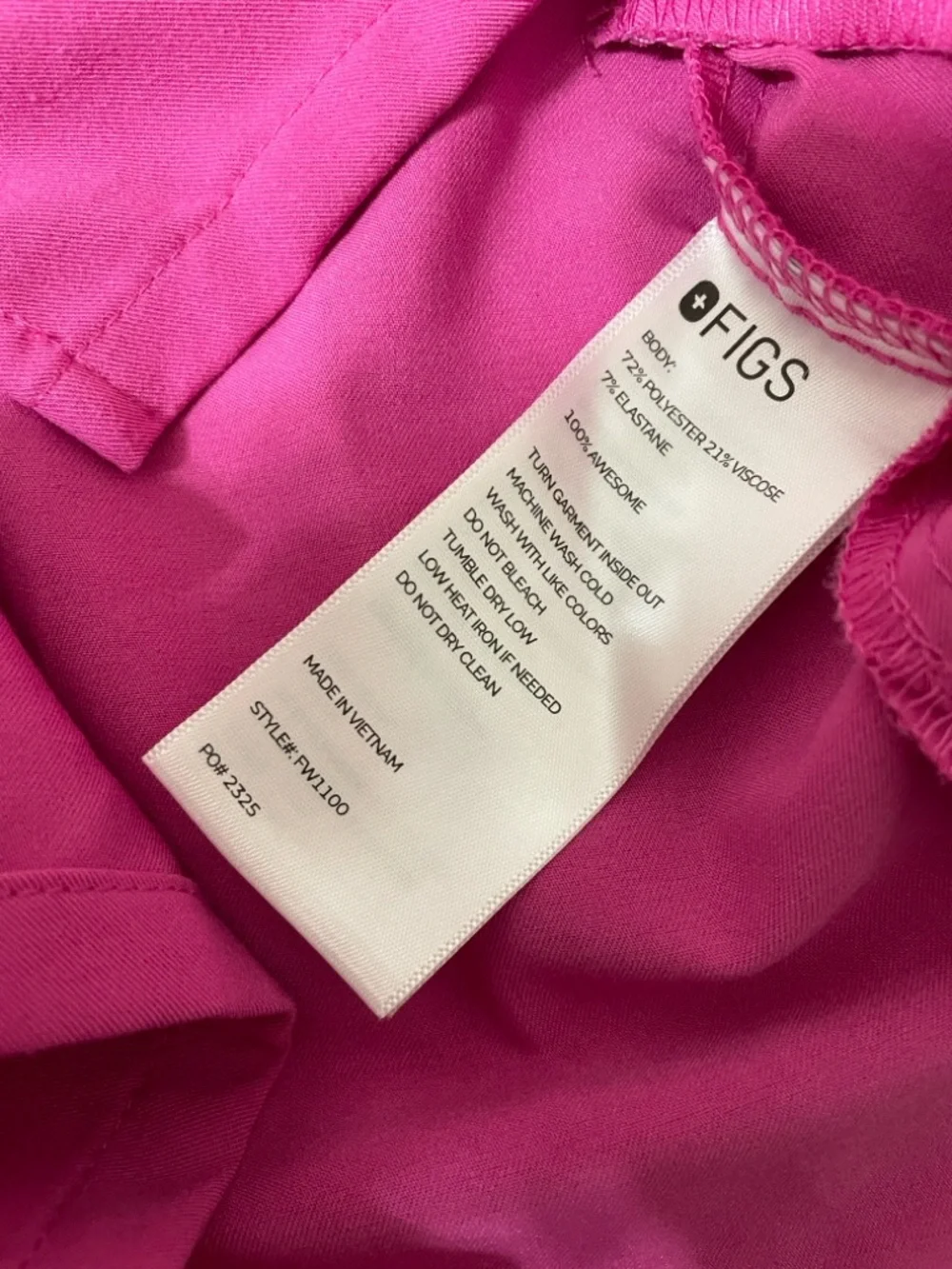Figs Pink Scrub Set size XS - Picture 10 of 12